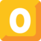 Keycap Digit Zero emoji on Google